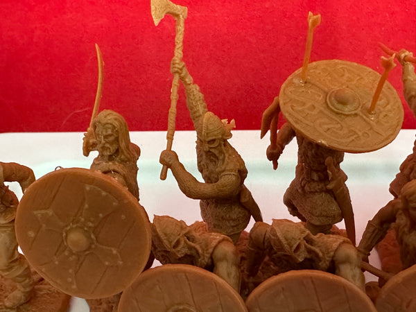 Einar & Vikings   SPECIAL 3 SETS/ 33 FIGURES (Rust/Brown Color) + 14 OF OUR WAR LORD FRISIANS