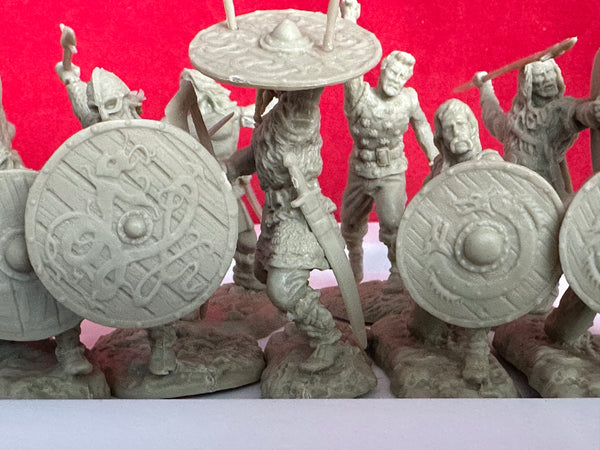 Einar & Vikings  (Gray/Green Color )