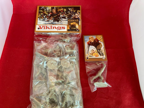 Einar & Vikings   TRI COLOR SPECIAL 3 SETS/ 33 FIGURES (1 EACH TAN, GRAY/GREEN & BROWN)) + 14 OF OUR WAR LORD FRISIANS