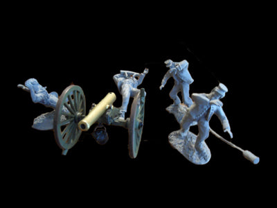 Artillery & Crew Set #3 Battle Damaged w/ casualties Civil War low inventory