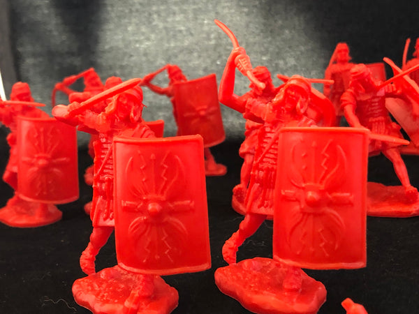 ROMAN ARMY SET #1 IN Red/Scarlet bag of 16 figures