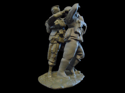 World war 2 Goodnight Fritz U.S. Airborne & German Sentry WW2 Pathfinder hand to hand