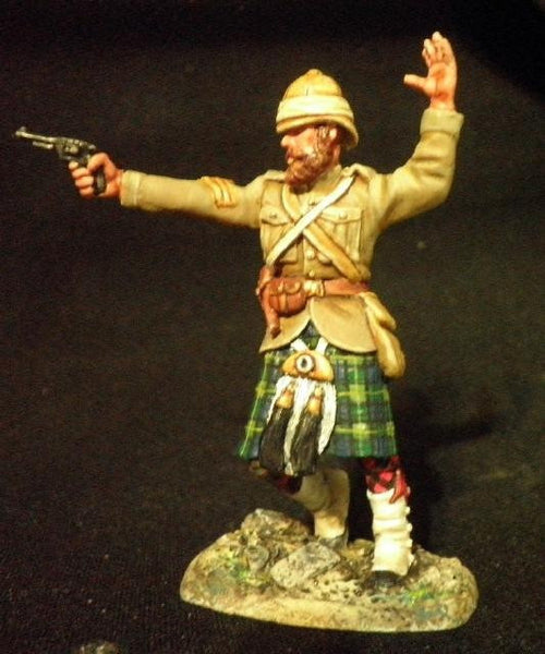 NWF 002 GORDON SERGEANT FIRING PISTOL GORDON HIGHLANDERS