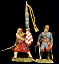 ZOUAVES 001 COMMAND SET OFFICER FLAG BEARER(extremely low inventory)